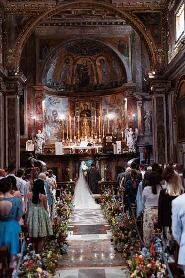 wedding in the castel in rome