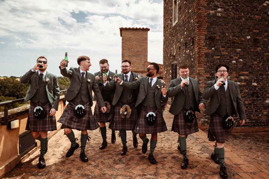 wedding in the castel in rome