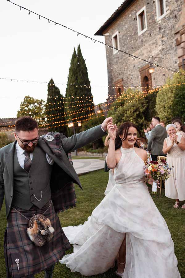 wedding in the castel in rome