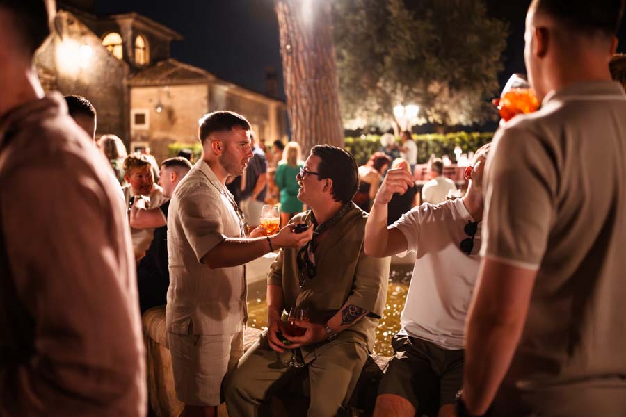 pizza party & pool Party in the castel