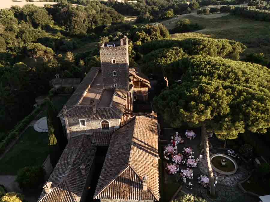 pizza party & pool Party in the castel