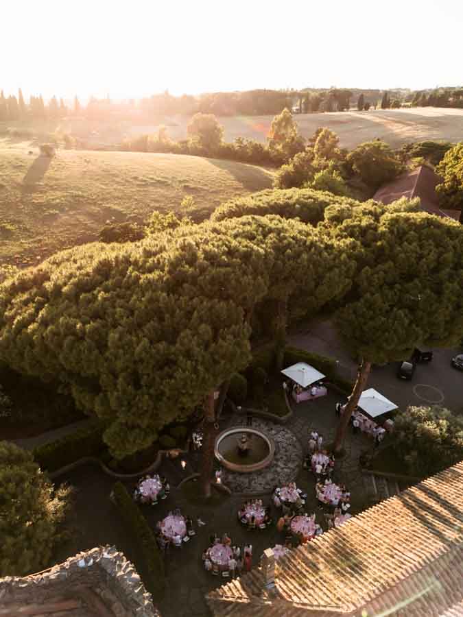 pizza party & pool Party in the castel